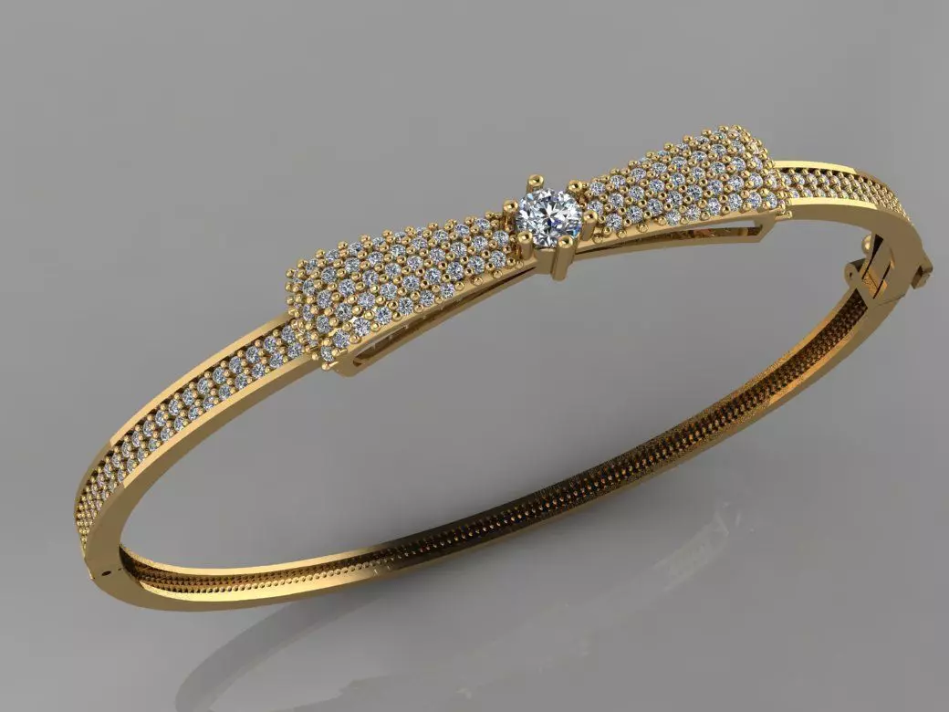 GC GOLD BRC022- Diamond BRACELET  3D print model_0