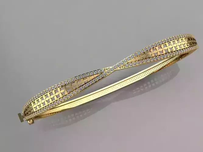 GC GOLD BRC025- Diamond BRACELET 