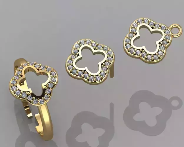 GC GOLD CM009- Diamond set