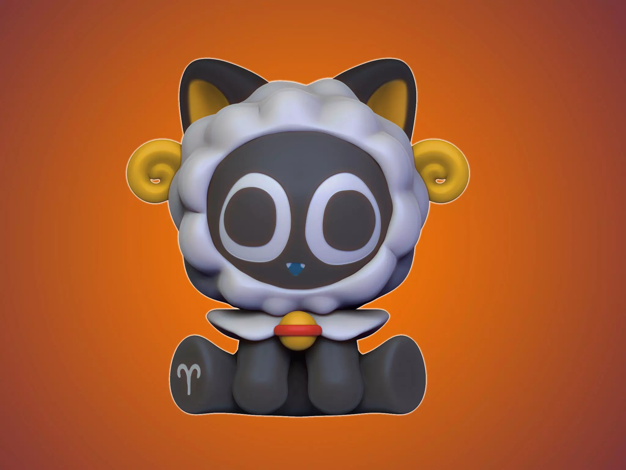 Twelve constellations - Aries 3D print model