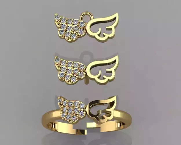 GC GOLD CM011- Diamond set