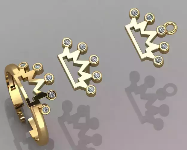 GC GOLD CM012- Diamond set 