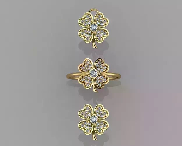 GC GOLD CM014- Diamond set