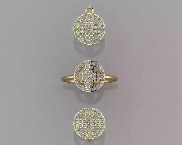 GC GOLD CM017- Diamond set 