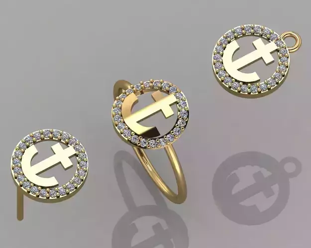 GC GOLD CM020- Diamond set 