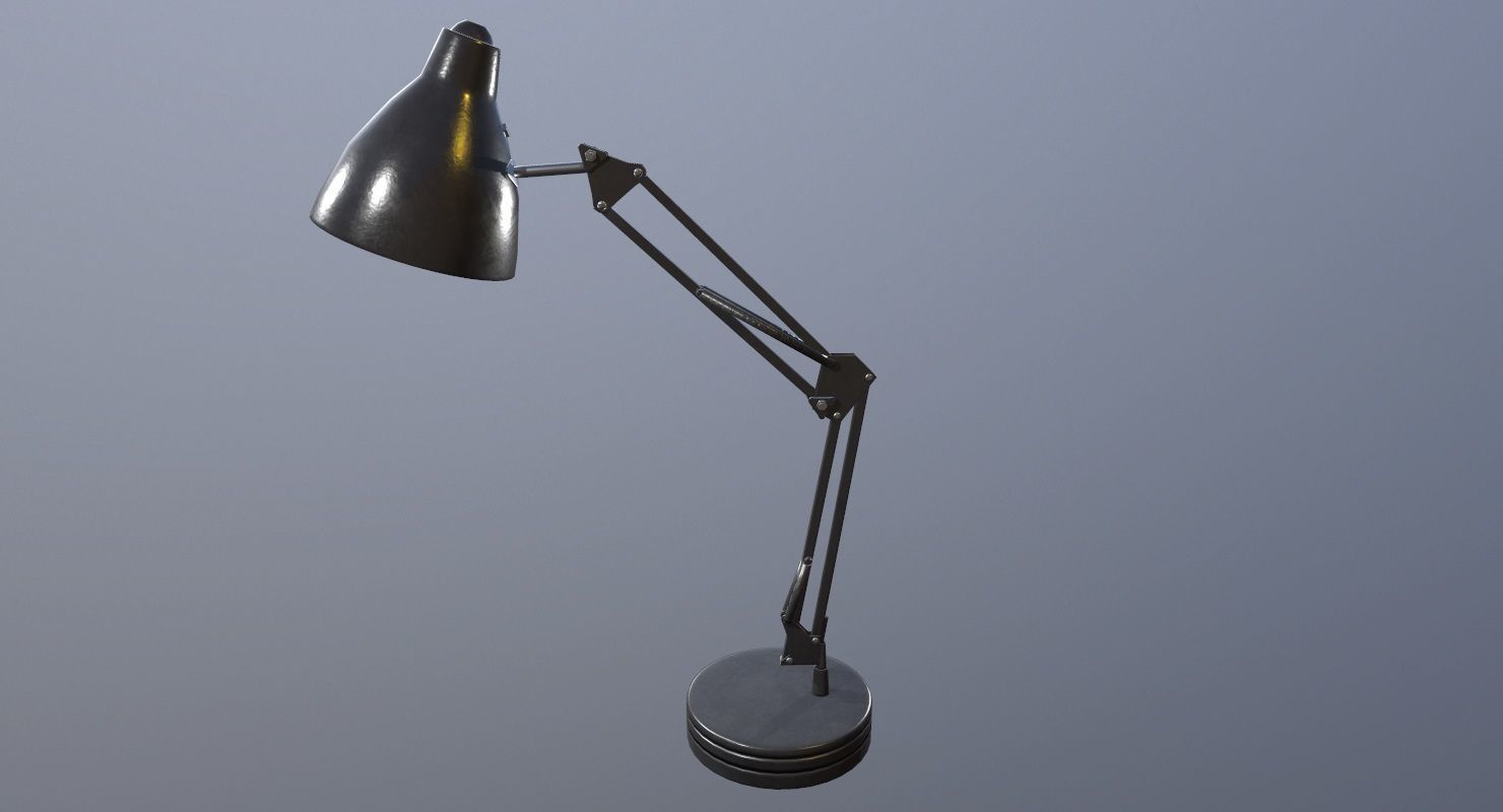 Desk Lamp Game Ready Low-poly 3D model_25