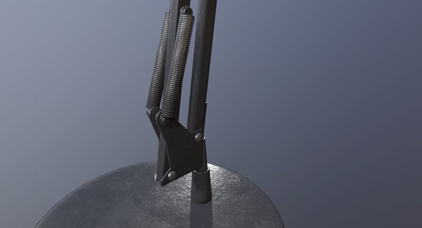 Desk Lamp Game Ready Low-poly 3D model_7