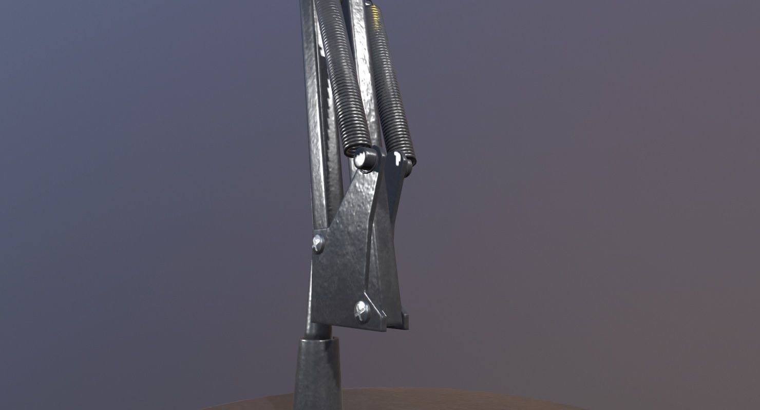 Desk Lamp Game Ready Low-poly 3D model_8