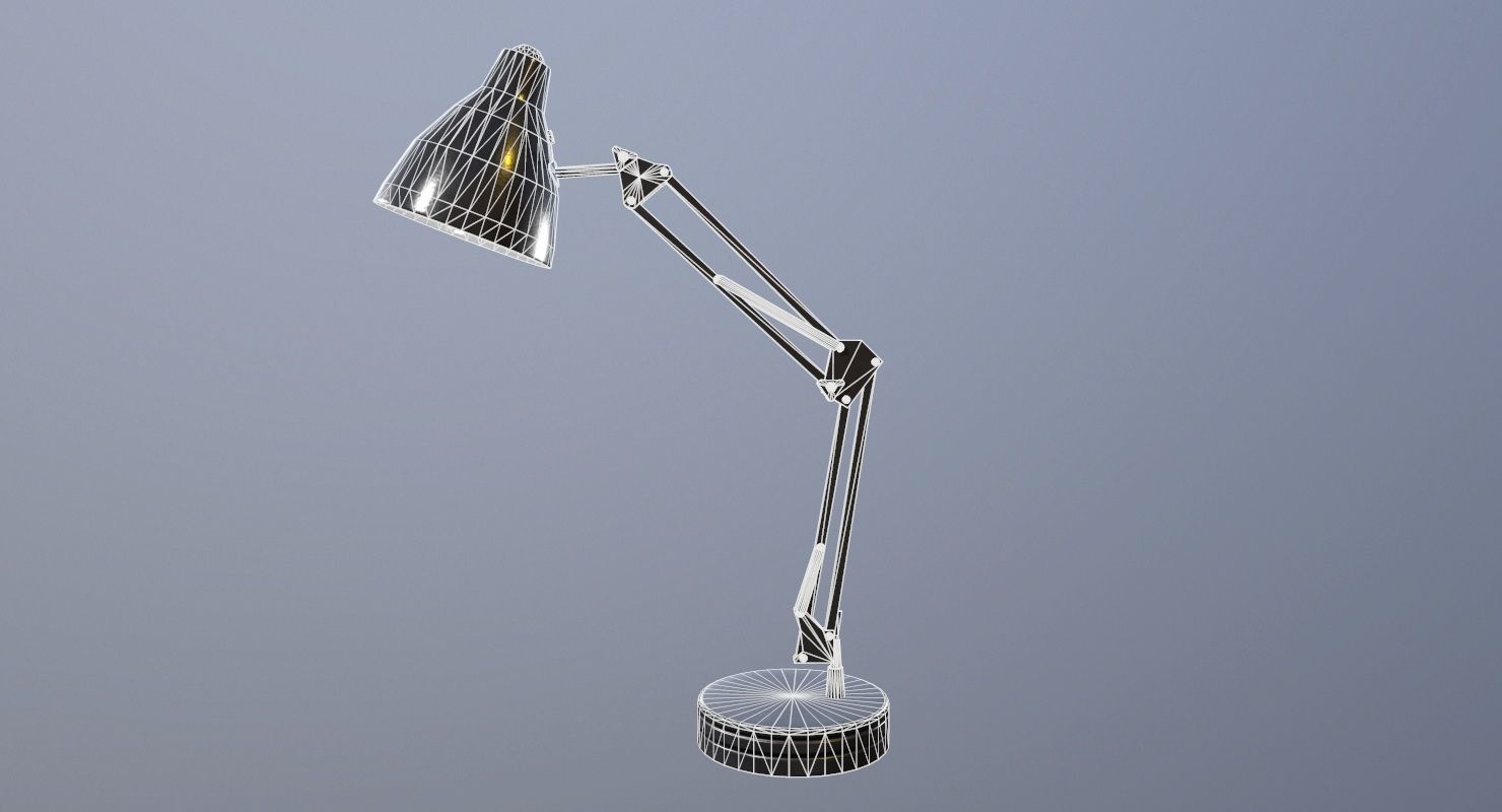 Desk Lamp Game Ready Low-poly 3D model_17