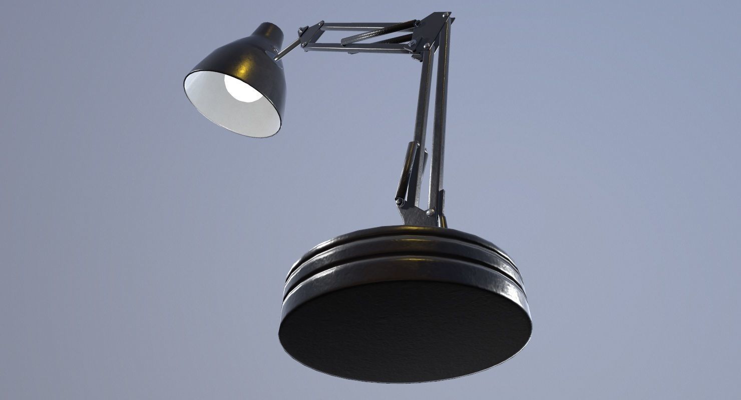 Desk Lamp Game Ready Low-poly 3D model_6