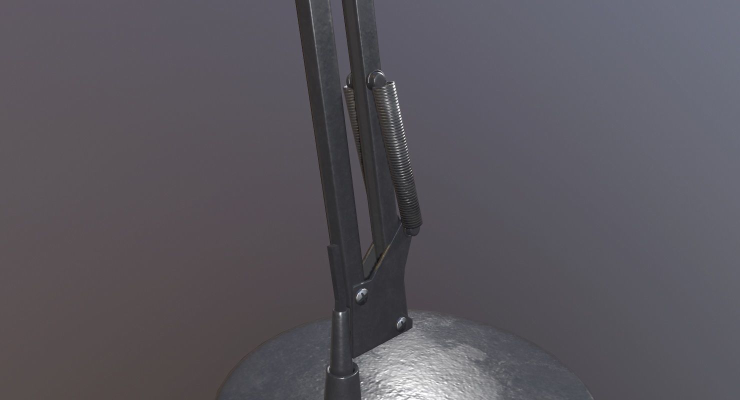 Desk Lamp Game Ready Low-poly 3D model_9