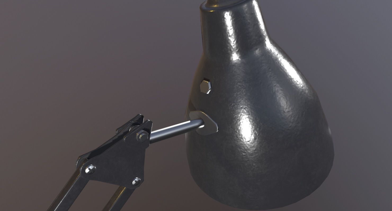 Desk Lamp Game Ready Low-poly 3D model_13