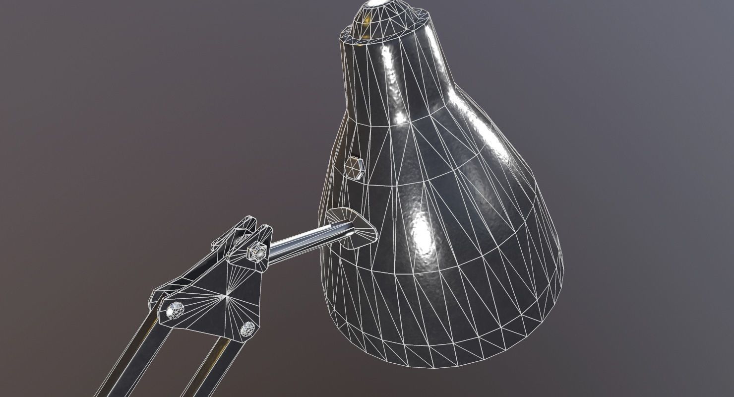Desk Lamp Game Ready Low-poly 3D model_23