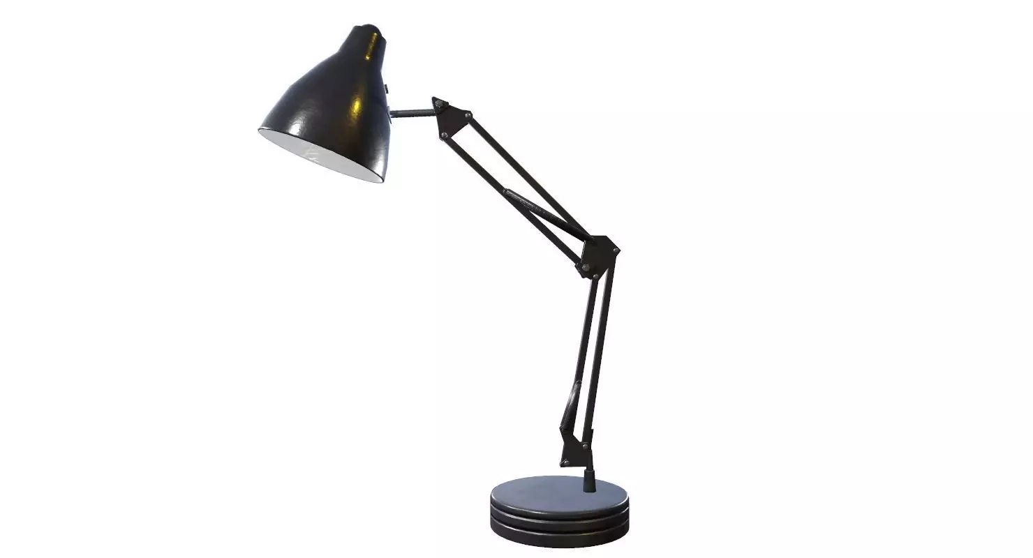 Desk Lamp Game Ready Low-poly 3D model_0