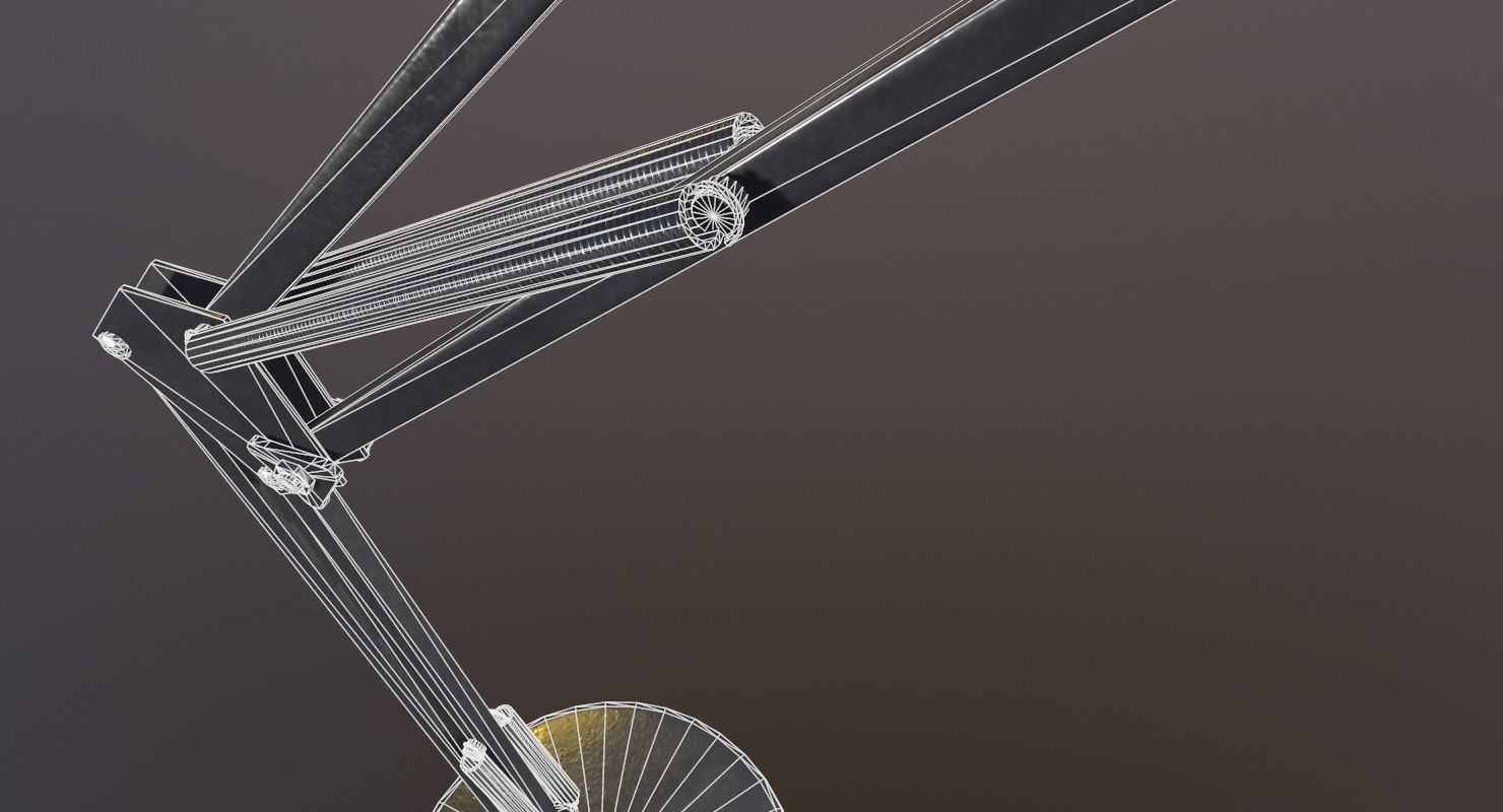 Desk Lamp Game Ready Low-poly 3D model_22