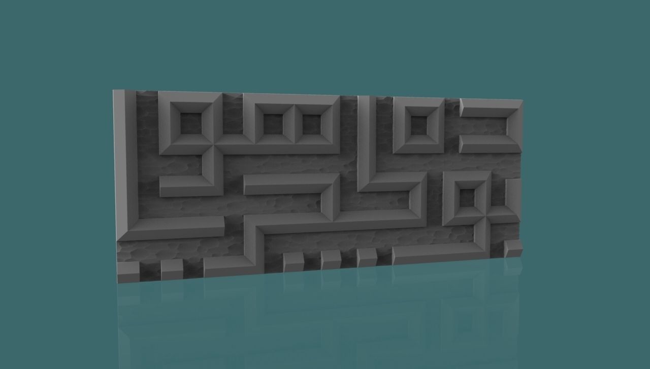 This too shall pass Islamic Calligraphy 3D print model_4