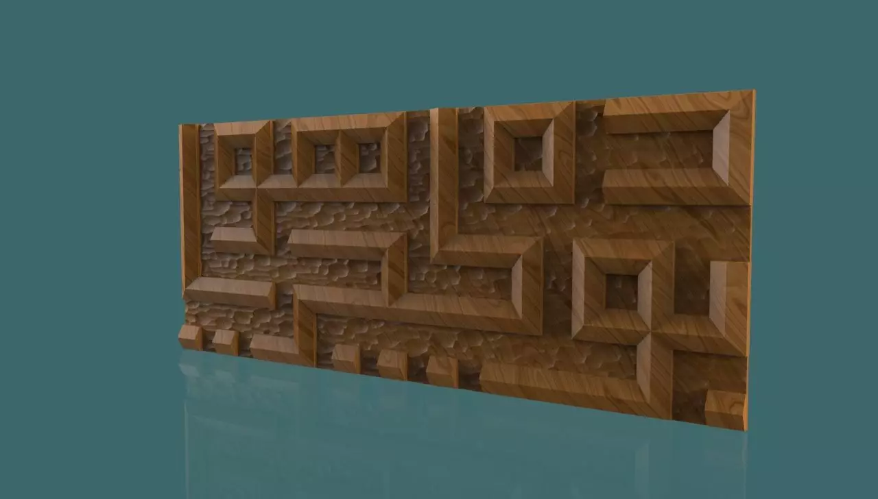 This too shall pass Islamic Calligraphy 3D print model_0