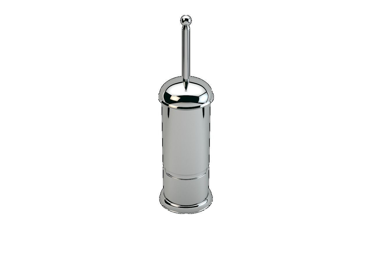 Brass Toilet Brush 3D model