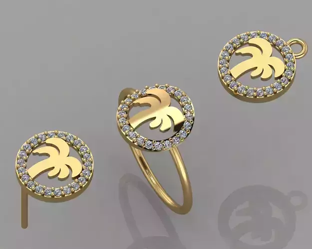 GC GOLD CM021- Diamond set 