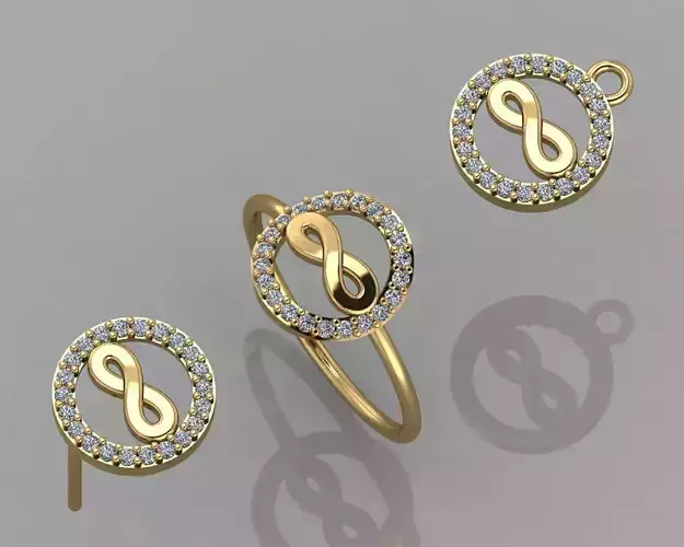 GC GOLD CM022- Diamond set