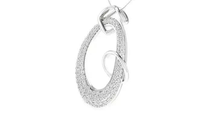 Women pendant earrings set 3dm stl mgx render detail 