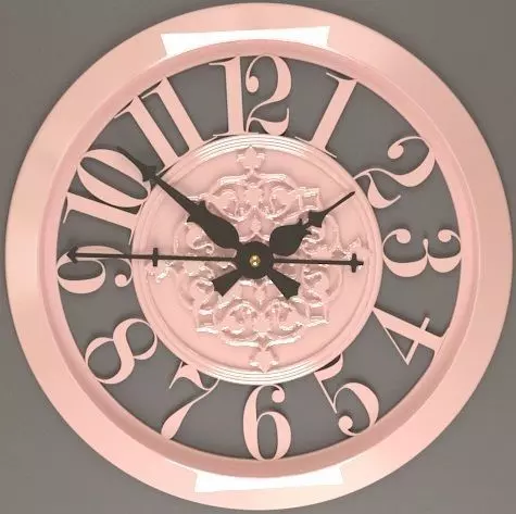 Wall Clock 3D model_0