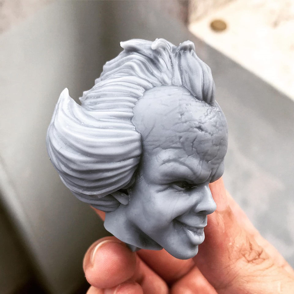 pennywise  Bust High quality - IT chapter Two - Halloween  3D print model_18