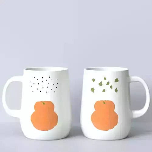 Coffee Mug Low-poly 3D model