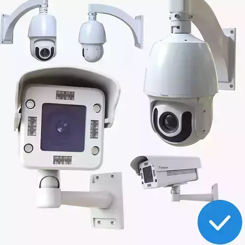 CCTV Security Camera Pack 3D model