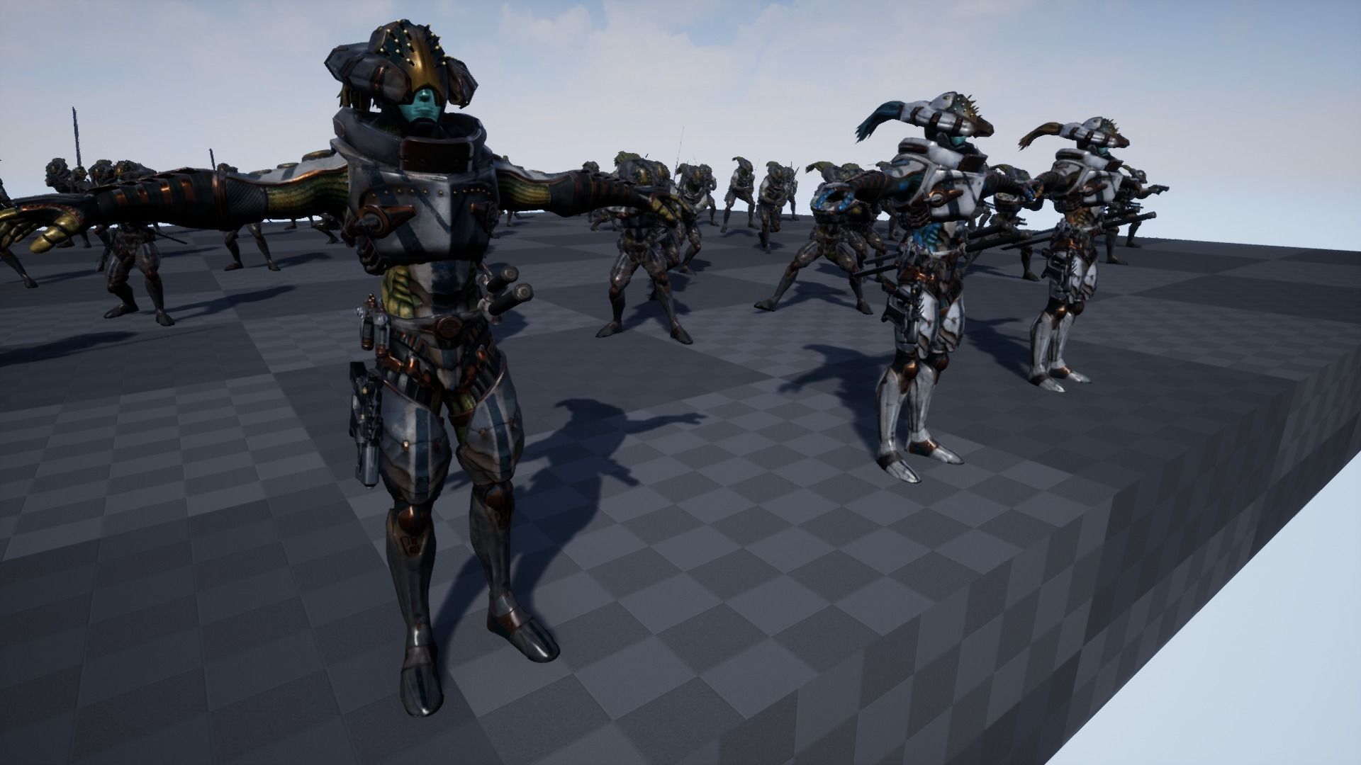 Shinobi Sci Fi Low-poly 3D model_25