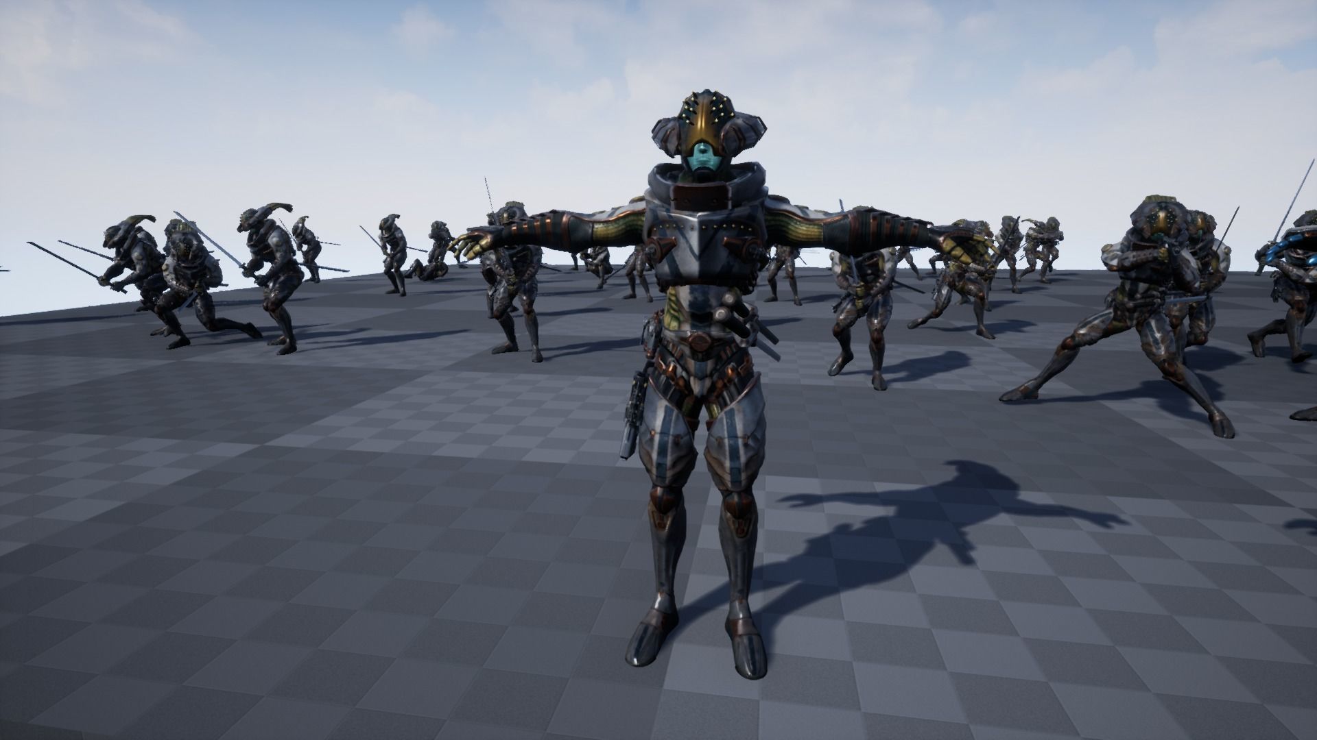 Shinobi Sci Fi Low-poly 3D model_24