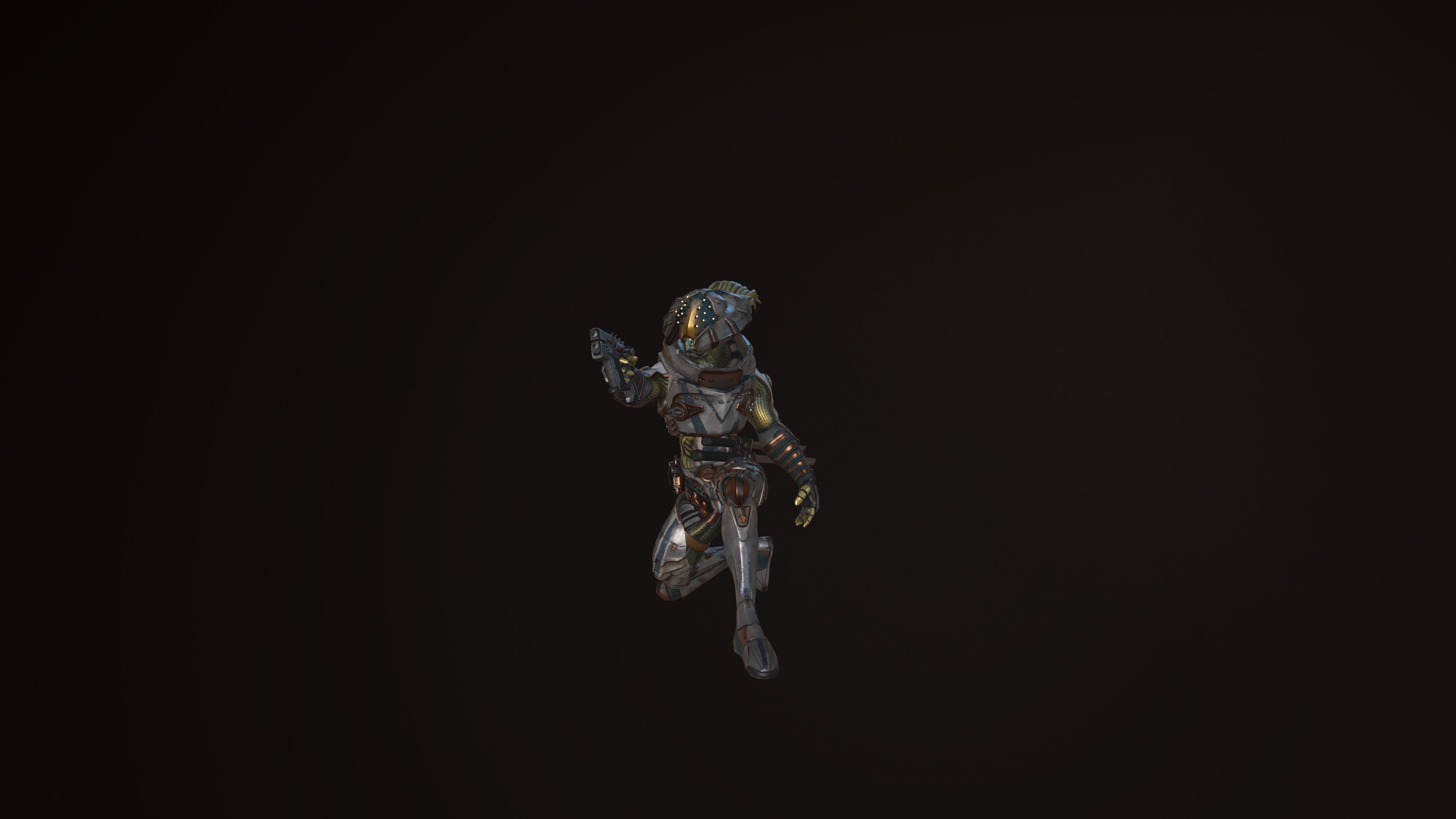 Shinobi Sci Fi Low-poly 3D model_19