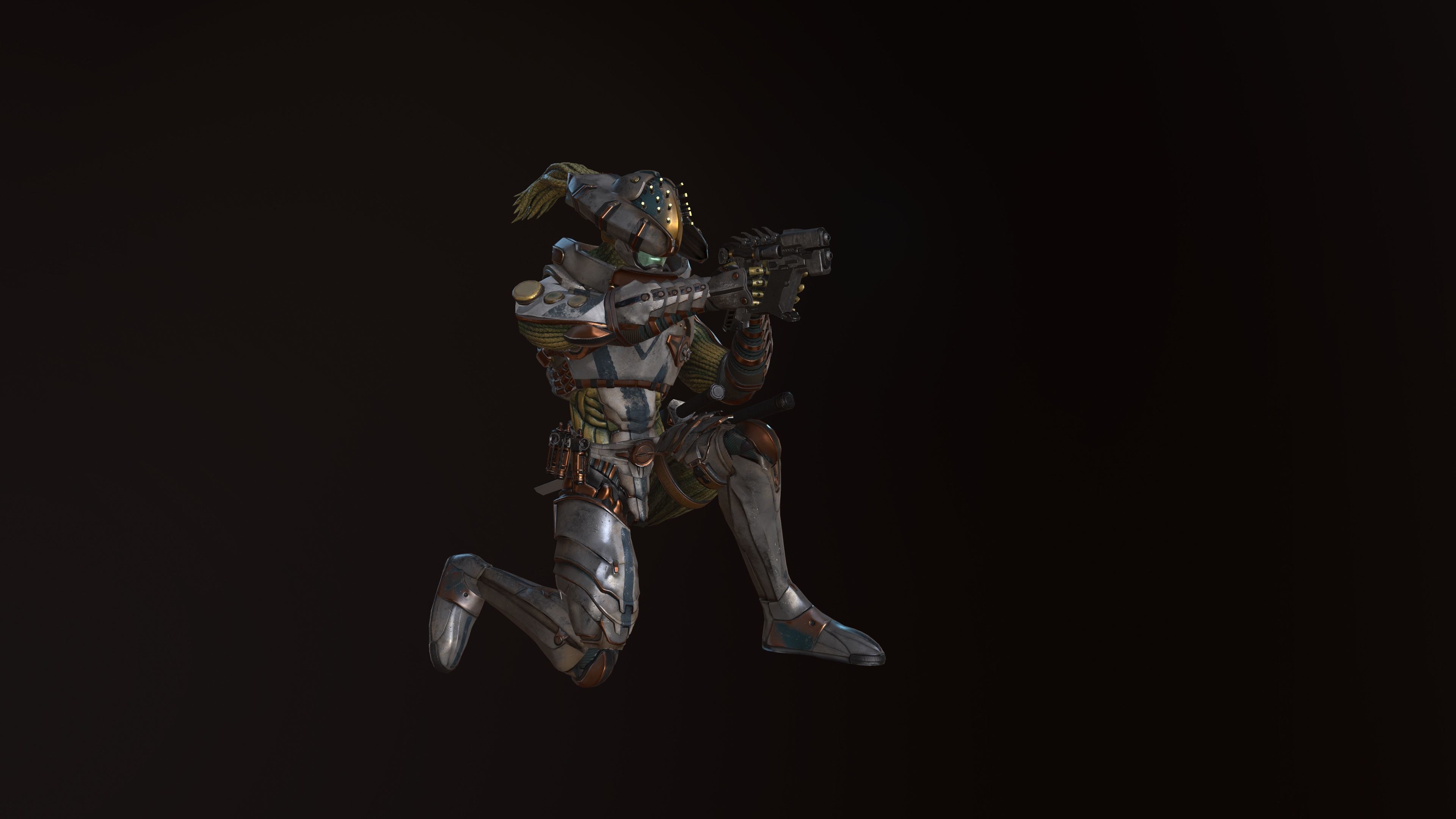 Shinobi Sci Fi Low-poly 3D model_21