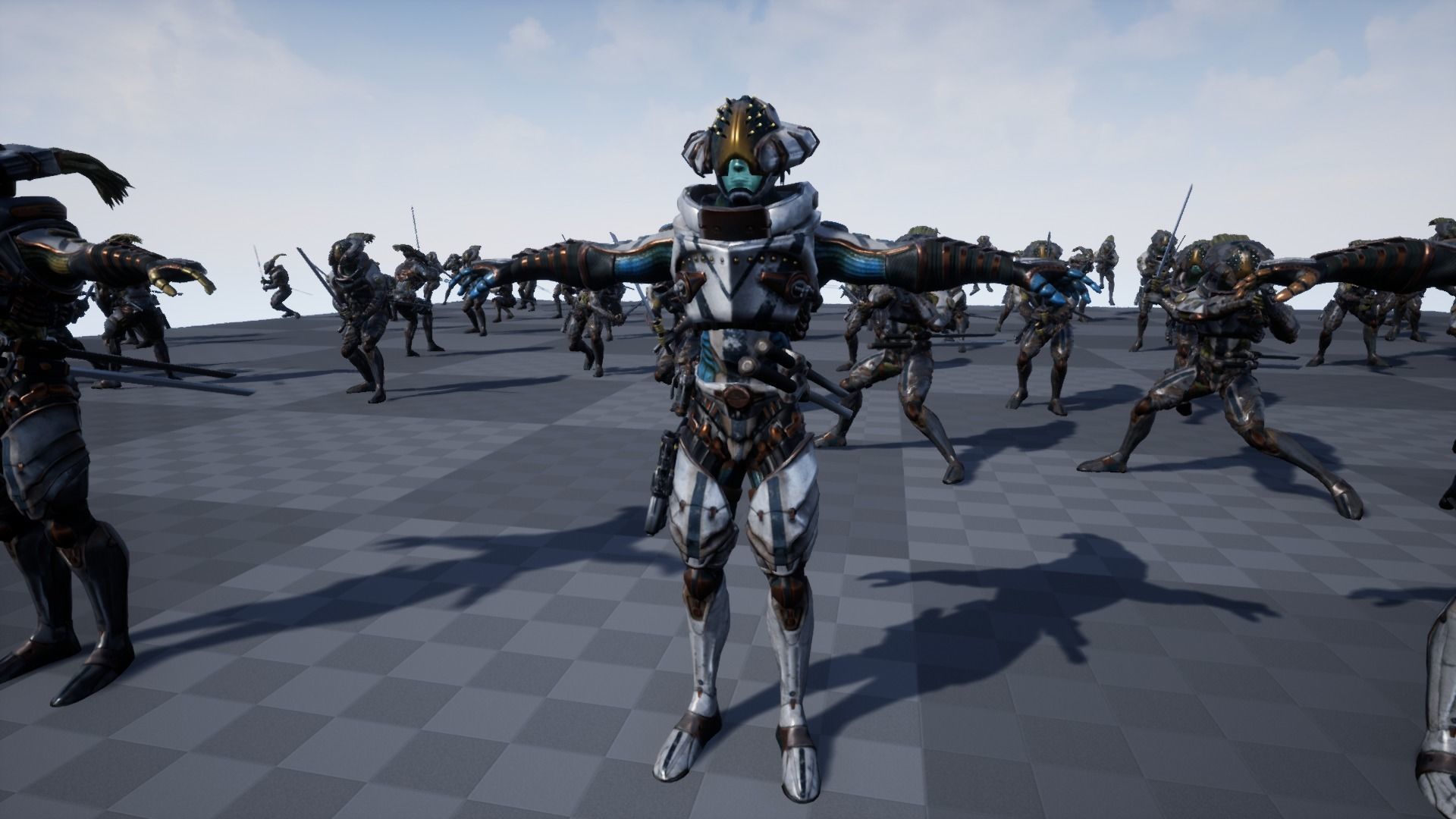 Shinobi Sci Fi Low-poly 3D model_27