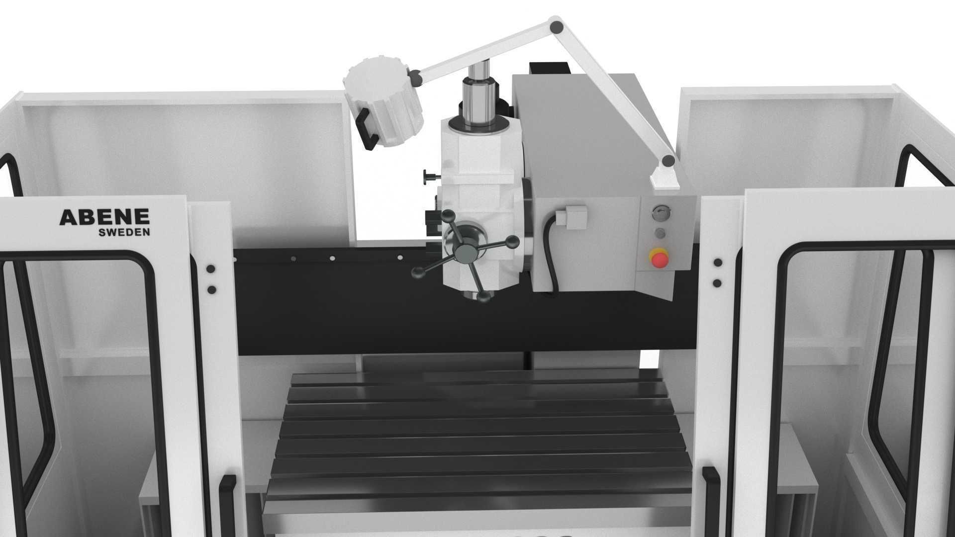 Corded Milling Machine ABENE VHF-680 3D model_1