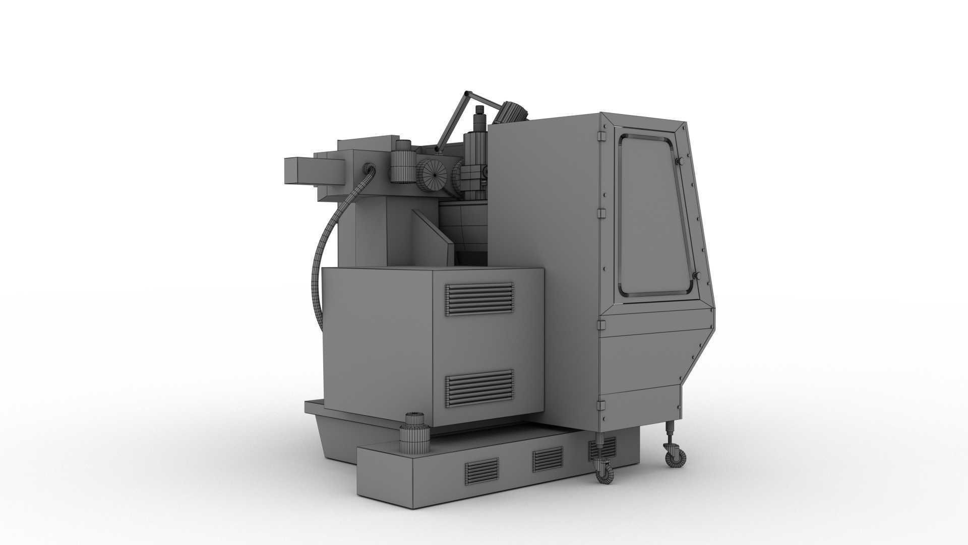 Corded Milling Machine ABENE VHF-680 3D model_5