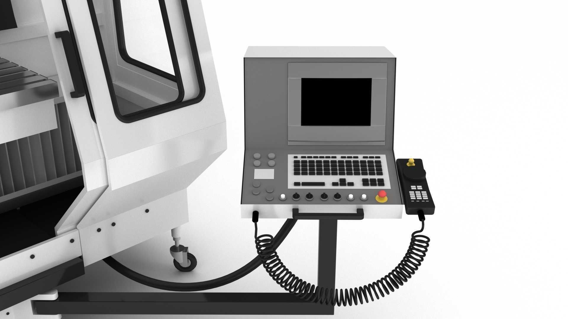 Corded Milling Machine ABENE VHF-680 3D model_2