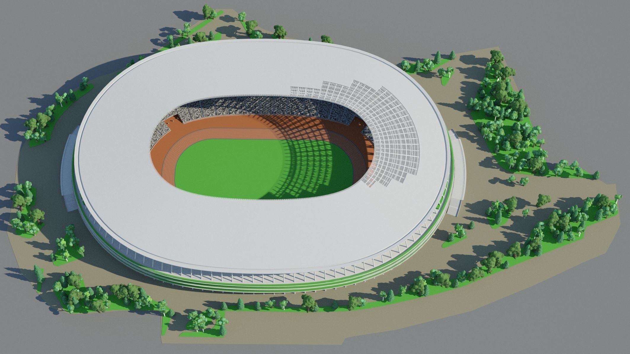 2020 Olympics Tokyo Stadium 3D model_7