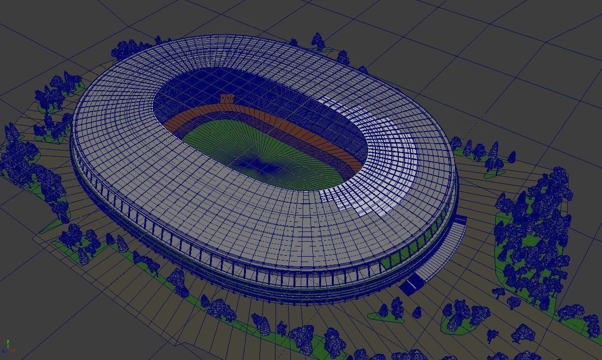 2020 Olympics Tokyo Stadium 3D model_8
