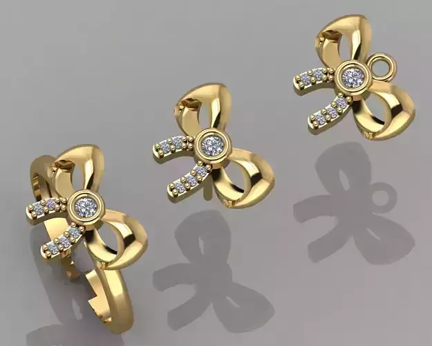 GC GOLD CM027- Diamond set