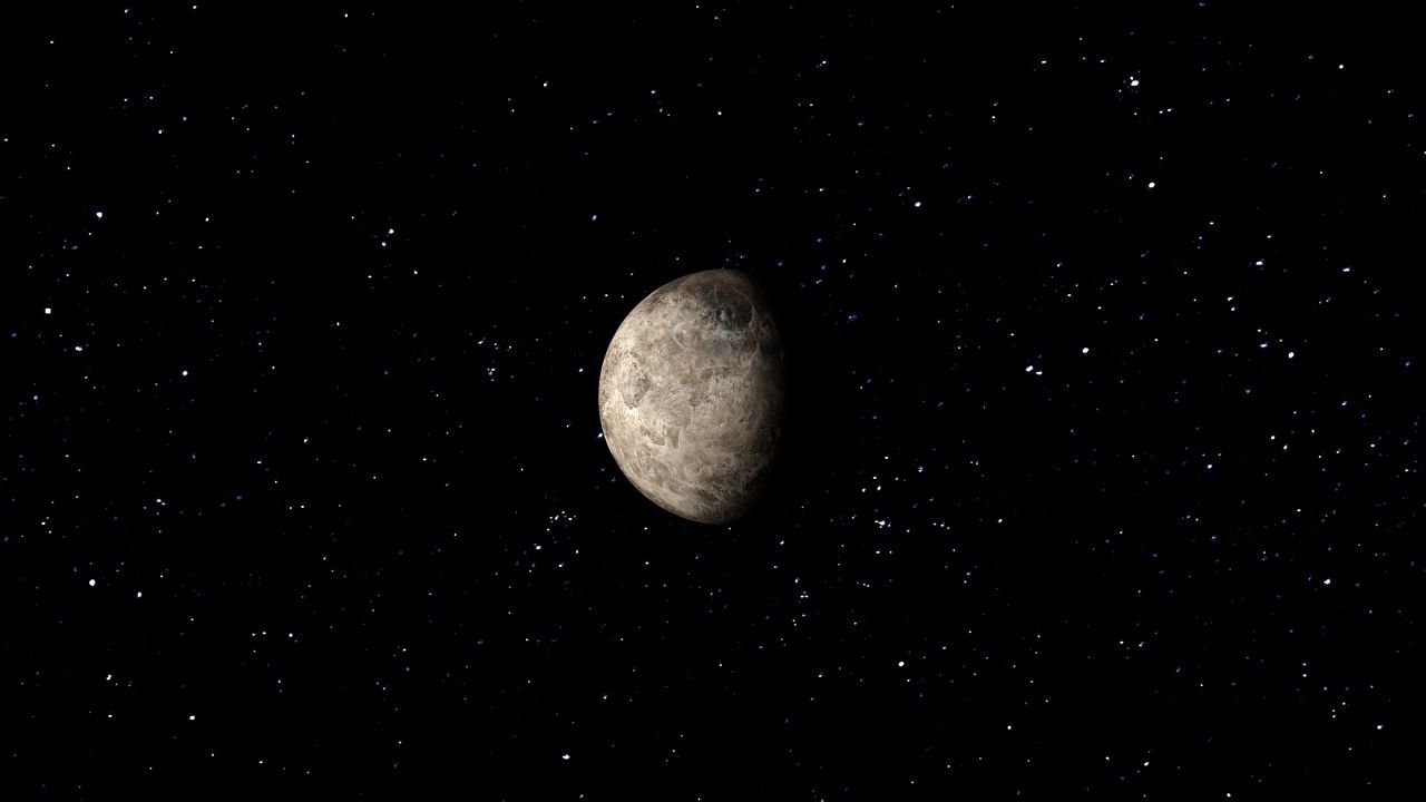 DWARF PLANET---CERES 4K Low-poly 3D model_14