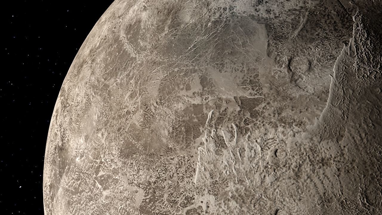 DWARF PLANET---CERES 4K Low-poly 3D model_10