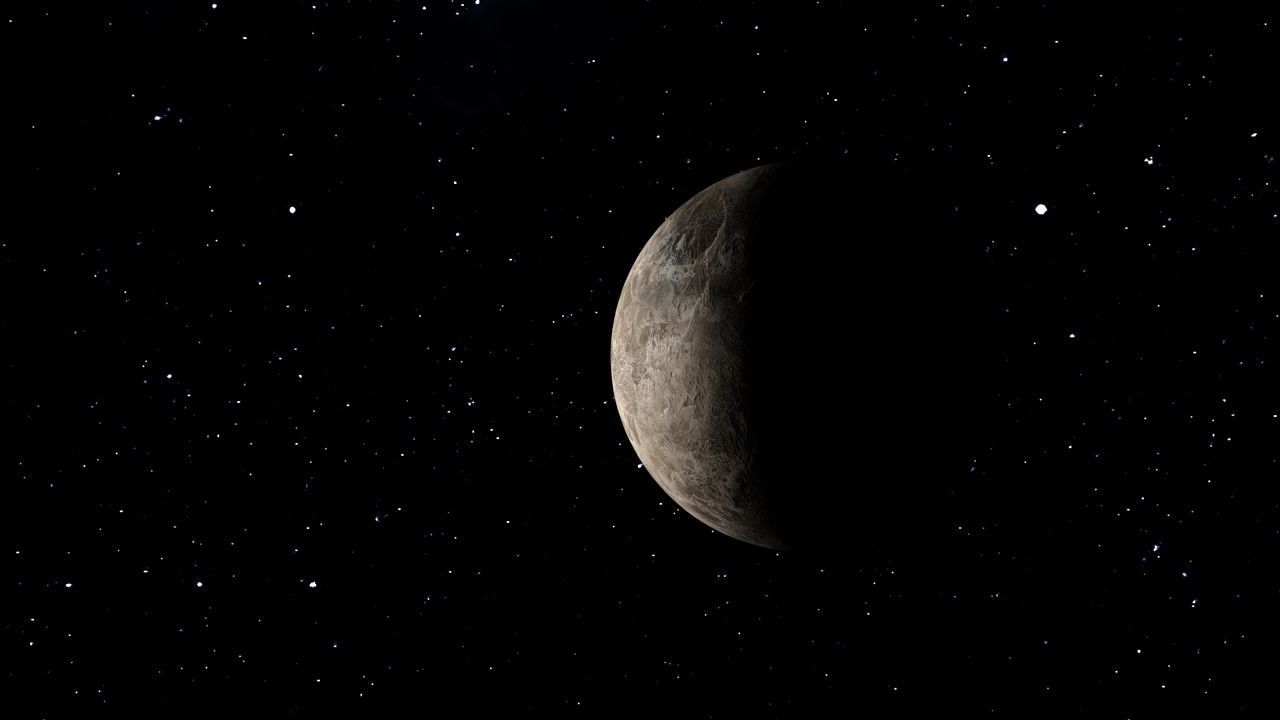 DWARF PLANET---CERES 4K Low-poly 3D model_30