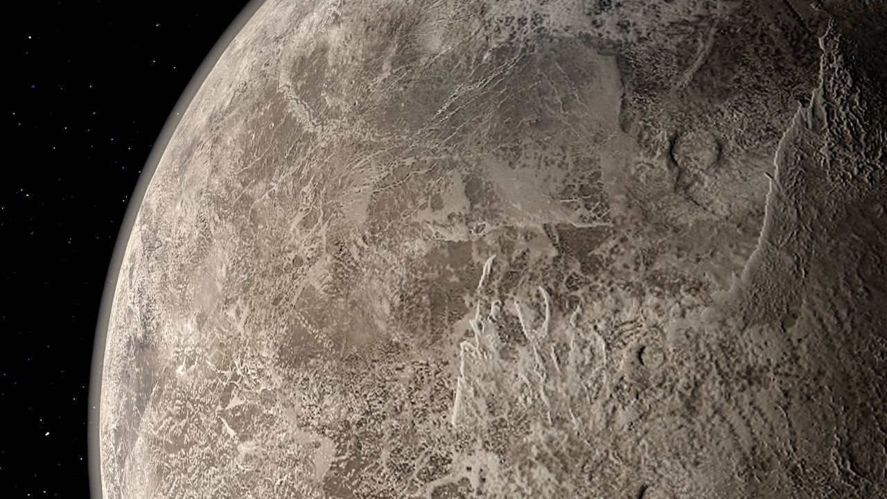 DWARF PLANET---CERES 4K Low-poly 3D model_11