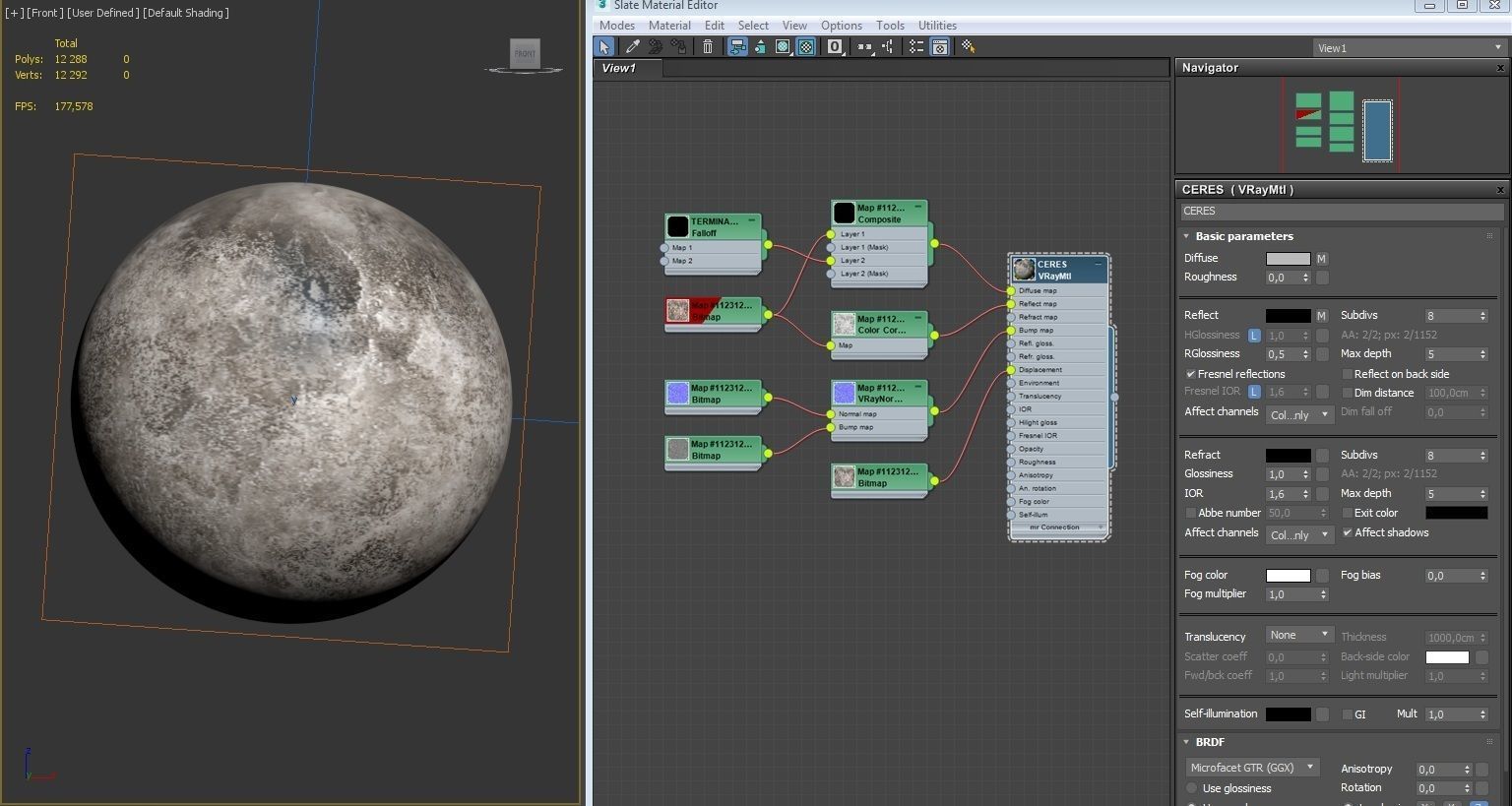 DWARF PLANET---CERES 4K Low-poly 3D model_4
