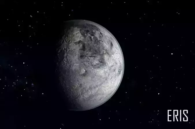 DWARF PLANET---ERIS 4K Low-poly 3D model