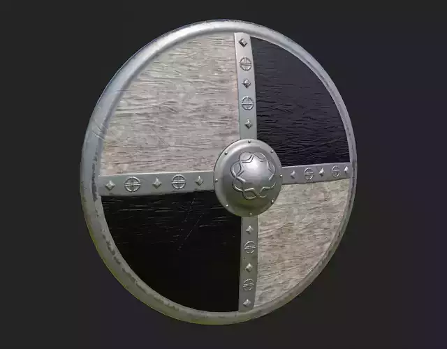 Viking Shield - High Poly