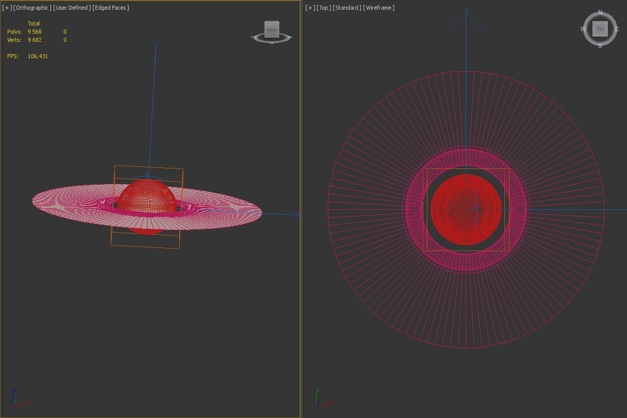 PLANET---JUPITER 4K jupiter in space Low-poly 3D model_4