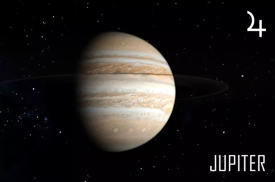 PLANET---JUPITER 4K jupiter in space Low-poly 3D model_0