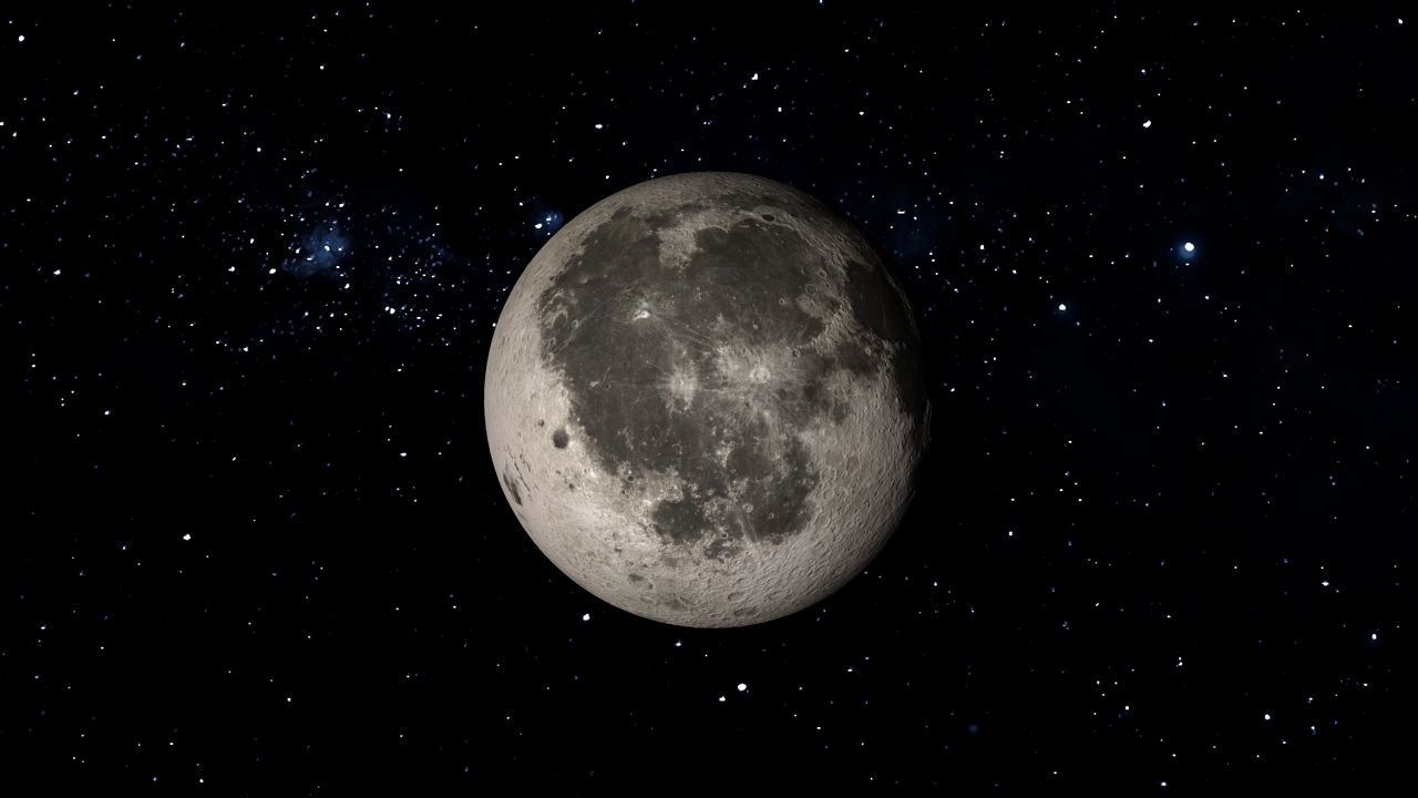 SATELLITE---MOON 8K Low-poly 3D model_21